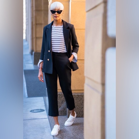 Double Breasted Set with Sleeve Details - Picture 1 of 4